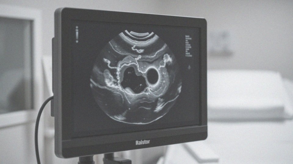 Jakie są cechy torbieli u niemowląt na obrazach ultrasonograficznych?