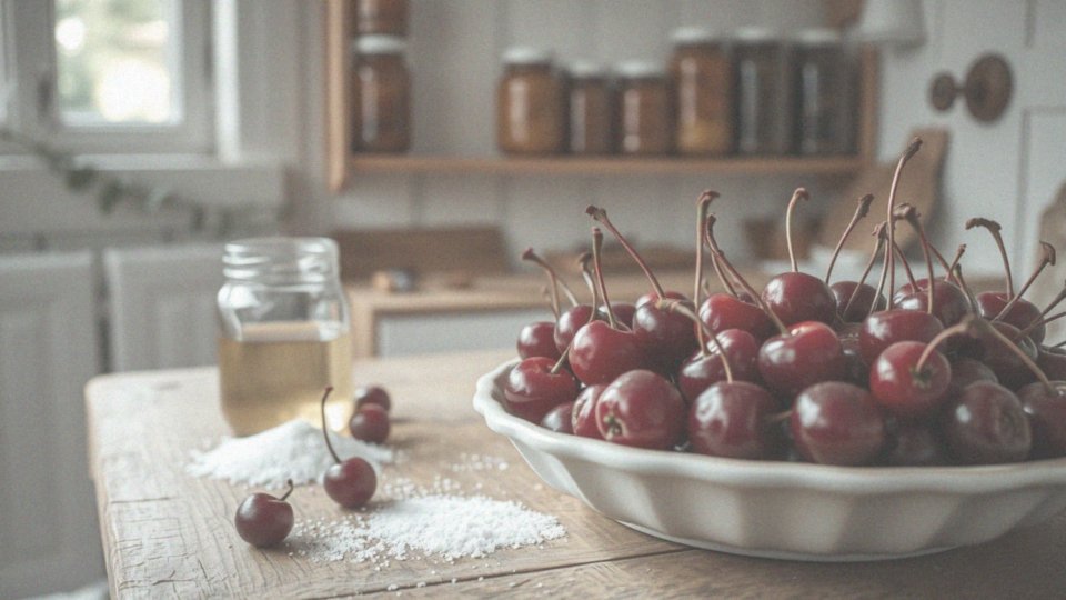 Jak kandyzować wiśnie z ogonkami?