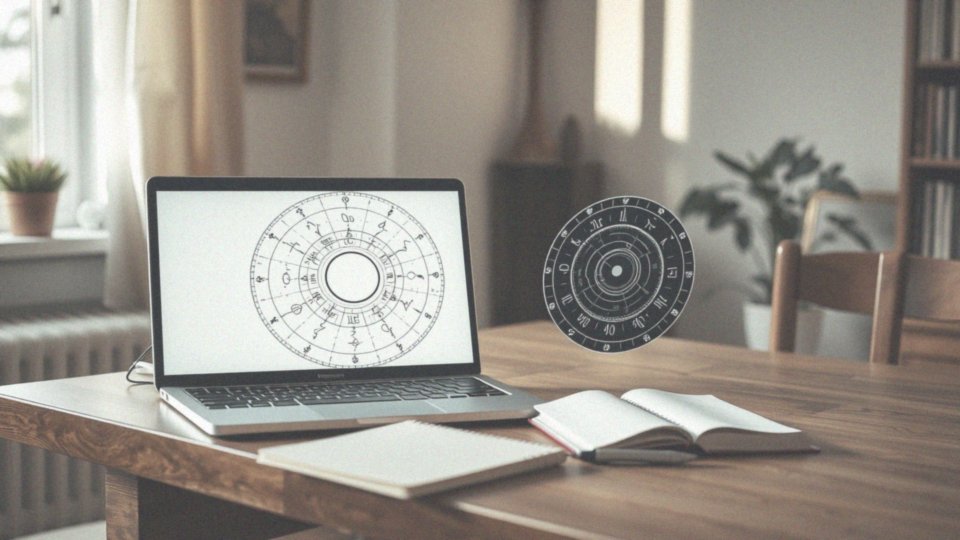Jakie graficzne wykresy zawiera program do obliczania kosmogramu?