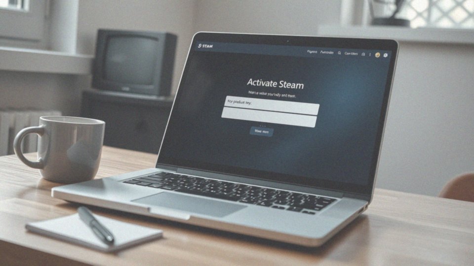 Jakie są kroki do aktywacji klucza Steam w przeglądarce?